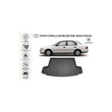 AutoGuard Toyota Corolla 1993-1998 Model Uyumlu Bagaj Havuzu TPE Malzeme 3D Kokusuz Yumuşak Lazer Ölçüm Yerli Üretim Bagaj Paspası