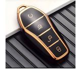 Autohan Keys Byd Atto 3, Seal U Anahtar Kılıfı Siyah Gold Altın - Siyah - Altın