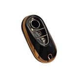 Autohan Keys Lüx W206 W223 S350 C260 C300 Serisi Için Anahtar Kılıfı, Siyah, Premium Tasarım - 0-Koyu Mavi - Option-1
