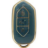 Autohan Keys Togg T10X Akıllı Anahtar Kılıfı, 3 Tuşlu, Nano Koruma - Gri - Gold