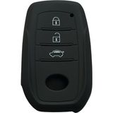 Autohan Keys Toyota C-Hr, Camry, Corolla Cross, Prius, Prado, Rav4, Hilux ile Uyumlu Anahtar Kılıfı - Siyah