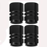 Autokit Alüminyum Hexagon Siyah Sibop Kapağı Seti - 0 RH (+) Siyah