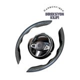 Autokit Karbon Fiber Direksiyon Kılıfı Direksiyon Koruyucu Kılıf