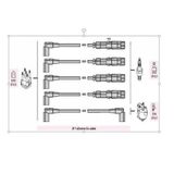 Autoline Amb83141 Buji Kablosu Mercedes 190E 230E 4 Silindir (Amb351)
