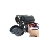 Autoline Motosiklet Çakmaklık/usb Şarj Soketi 12v Su Geçirmez