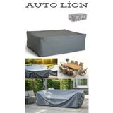 autolion Gri Su Geçirmez Bahçe Mobilya Koruma Örtüsü Branda 200x160x80 Cm