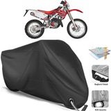 Autolion Hm Moto Cre 125 Six Competiton Motor Brandası Arka Çanta Uyumlu (Bağlantı, Kilit Uyumlu)-Siyah
