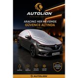 Autolion Mercedes-Benz C-200 Sedan Uyumlu Yarım Güneşlik Oto Branda Yansıtıcı-Klipsli Isı Geçirmez Güneşlik