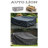 autolion Su Geçirmez Bahçe Mobilya Koruma Örtüsü 300x160x80 Cm Siyah Renk