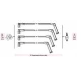 Autolite Buji Kablosu Hyundaı Accent 1.3-1.5 94-00 Admıre Atos-Prıme 1.0-1.1 03-,Getz 1.1-1.3 02-