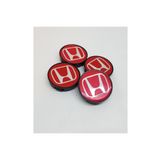 automars Honda Jant Göbeği Kırmızı 58-55mm 4'lü Set 894564654594