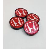 automars Honda Jant Göbeği Kırmızı 58-55mm 4lü Set