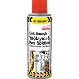 Automix Çok Amaçlı Yağlayıcı & Pas Sökücü 200 ML | Araç & Mekan Bakım Ürünü | Pas, Kir ve Sıkışmış Parçaları Çözer - 231 - Kahve