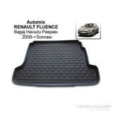 Automix Renault Fluence 2009 Sonrası Bagaj Havuzu Su Geçirmez Dayanıklı Malzeme ile Premium Tasarım