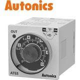 Autonics Ate8-41 ,48X48MM 24V..220VAC/DC KONTAK-2A2K Yuvarlak-8-Pin Zaman Röle - 0 - Siyah