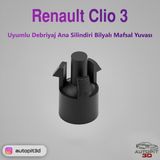AutoPit 3D Renault Clıo 3 Uyumlu Debriyaj Ana Silindiri Bilyalı Mafsal Yuvası