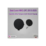 AutoPit 3D Seat Leon MK3 (5F) (2012-2020) Uyumlu Arka Tampon Çeki Demiri Kapağı