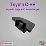 AutoPit 3D Toyota C-Hr Uyumlu Bagaj Rafı Yedek Parçası (Pandizot Aparatı)