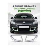 AutoVibe Renault Megane 3 Ön Tampon Çerçevesi Sağ Sol 2 Parça Set – Boyasız Fiberglass Tam Uyumlu parçamegane001