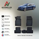 AutoWeller Renault Megane 3 2009-2016 Havuzlu Paspas | Station Wagon - Siyah