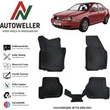 AutoWeller Volkswagen Jetta 2005-2011 Havuzlu Oto Paspas - Siyah