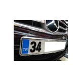 Autowinn Krom Nikelajlı Esnek Plakalık Krom Plakalık 2 Adet