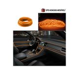 Autowise Araç İçi Neon Aydınlatma Led Göğüs Torpido Ledi Neon İp Led Turuncu 2 Metre