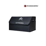 Autowise Citroen Marka Logolu Oto Bagaj Organizer Çanta Oto Bagaj Çantası 2 Bölmeli Suni Deri