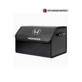Autowise Honda Marka Logolu Oto Bagaj Organizer Çanta Oto Bagaj Çantası 2 Bölmeli Suni Deri
