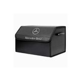 Autowise Mercedes-Benz Marka Logolu Oto Bagaj Organizer Çanta Oto Bagaj Çantası 2 Bölmeli Suni Deri