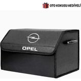 Autowise Opel Marka Logolu Oto Bagaj Organizer Çanta Oto Bagaj Çantası 2 Bölmeli Suni Deri