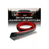 Autowise Oto Ledli Spoiler Bagaj Üstü Ledli Esnek Karbon Bagaj Çıtası Su Geçirmez Spoiler Universal 120 Cm