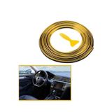 Autowise Trim Fitili Oto Geçmeli Gold Trim Fitili Süs 5 Metre Nikelajlı