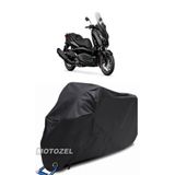 AutoZEL Yamaha 2025 XMAX 250 Tech MAX Siyah Motorsiklet Brandası Su Geçirmez (Kilit Uyumlu)