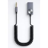 Aux Bluetooth 5.0 Alıcı Adaptör Mikrofonlu USB Beslemeli Araç ve Ev Tipi Ses Sistemlerine Uyumlu