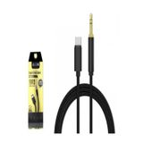 Aux Kablo Type-c To 3.5 Mm Konektör Örgülü Ses Kablosu 1 Metre Pl-8858 AFSE026