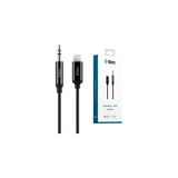 Aux To Lightning İphone Ses Kablosu 100 Cm, 1 Metre Siyah 2 Yıl Garantili Yüksek Kalite - 2Dk42