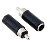 AUX TO RCA-3,5MM DİŞİ AUX TO ERKEK RCA-AUXTAN RCAYA ÇEVİRİCİ