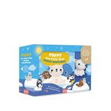 Auzou Poppy The Polar Bear Chases Snowflakes Banyo Oyuncağı Ve Kitap Oyun Seti