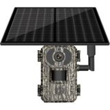 AV-S440H 4g Solar Panelli 4mp Fotokapan Kamera - Bej