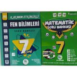 Av Yayınları 7. Sınıf Matematik Soru Bankası+Fen Bilimleri Kazanım Etkinlikli Soru Bankası
