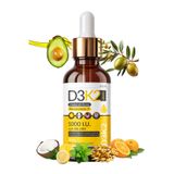 AVA D3K2 + 7X Yağ Zeytinyağı Avokado Kabak Çekirdeği Nane Limon Portakal Mct 30 ml 600 Damla