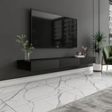 Avalon Duvara Monte TV Sehpası – 140 cm, Modern Minimal Tasarım, 4 Renk Seçeneği ile Şık ve Fonksiyonel TV Ünitesi, Antrasit
