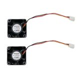 Avanexpress 40 x 20 mm Soğutma Fanı, Fırçasız DC EFB0412VHD Soğutma Fanı Yüksek Hızlı Bilyalı Rulman DC 12V, 40 mm x 20 mm (2'li Paket)