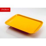 Avangart Mutfak 1 Adet - 27X36CM Sarı Plastik Servis Tepsisi