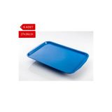 Avangart Mutfak 6 Adet - 27X36CM Mavi Plastik Servis Tepsisi