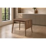 Avanos Mdf Katlanır Ahşap Mutfak Masası, 70X80 Cm, Ceviz Ceviz