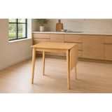 Avanos Mdf Katlanır Ahşap Mutfak Masası, 70X80 Cm, Naturel Naturel