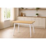 Avanos Mdf Sabit Mutfak Masası, 60X90 Cm, Naturel Beyaz