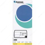 Avansas 1. Hamur Pencereli 110 gr 10x24 cm 100'lü Diplomat Zarf